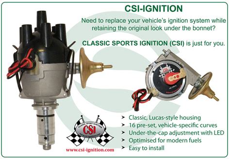 electronic distributors for classic cars|CSI Ignition .
